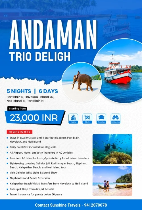 Andaman holiday package from Dehradun