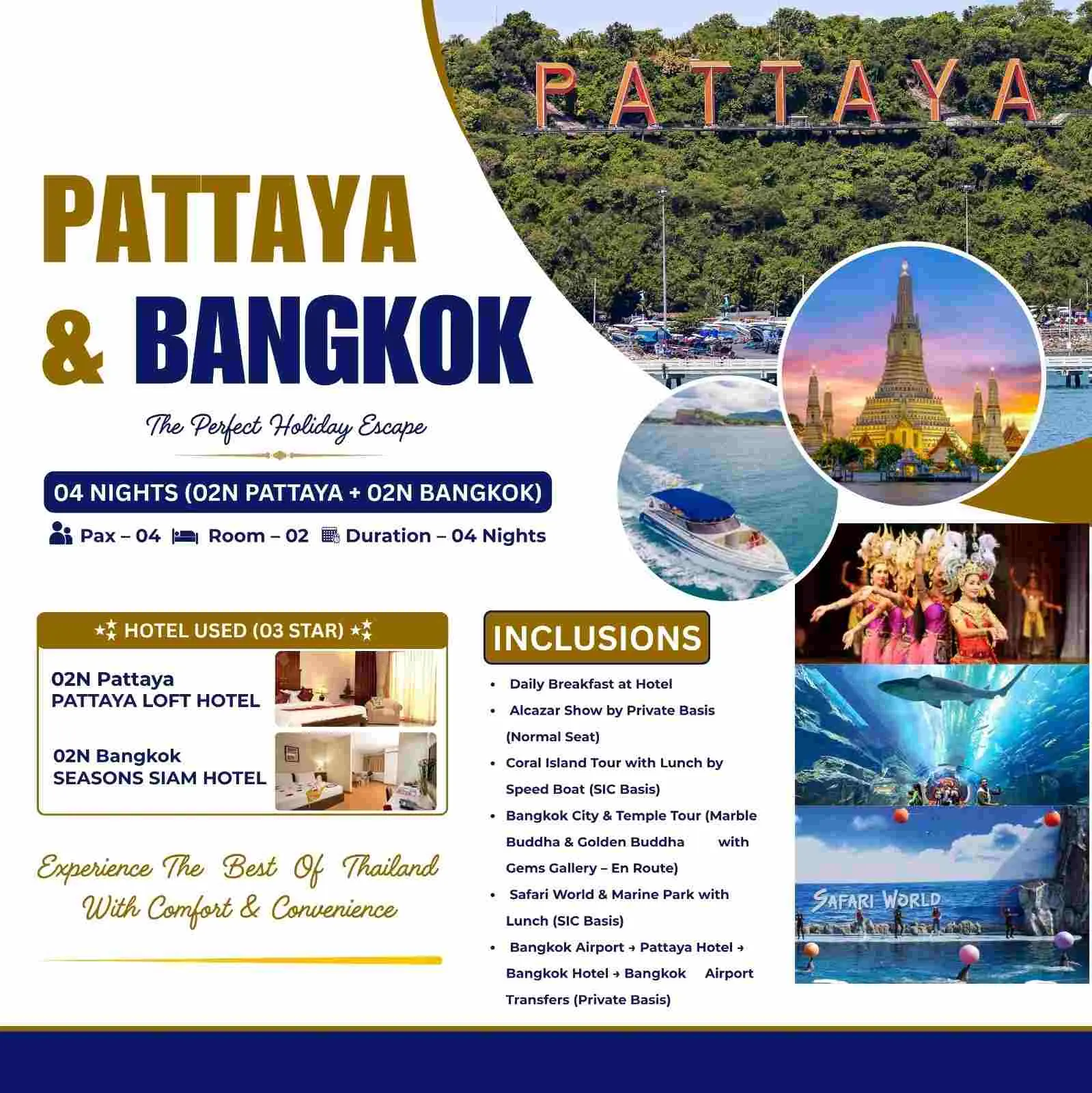 Pattaya tour package from Dehradun